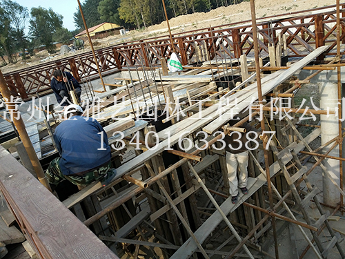 水車(chē)基礎施工