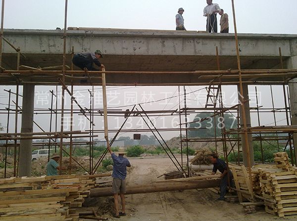 蒼龍街大牌樓施工現場(chǎng) (1)